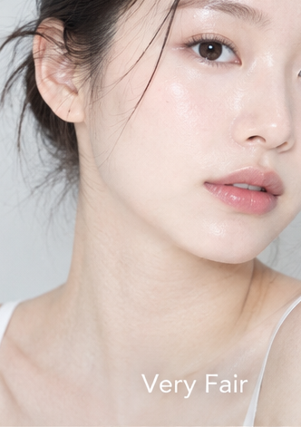白皙／極淺膚色  