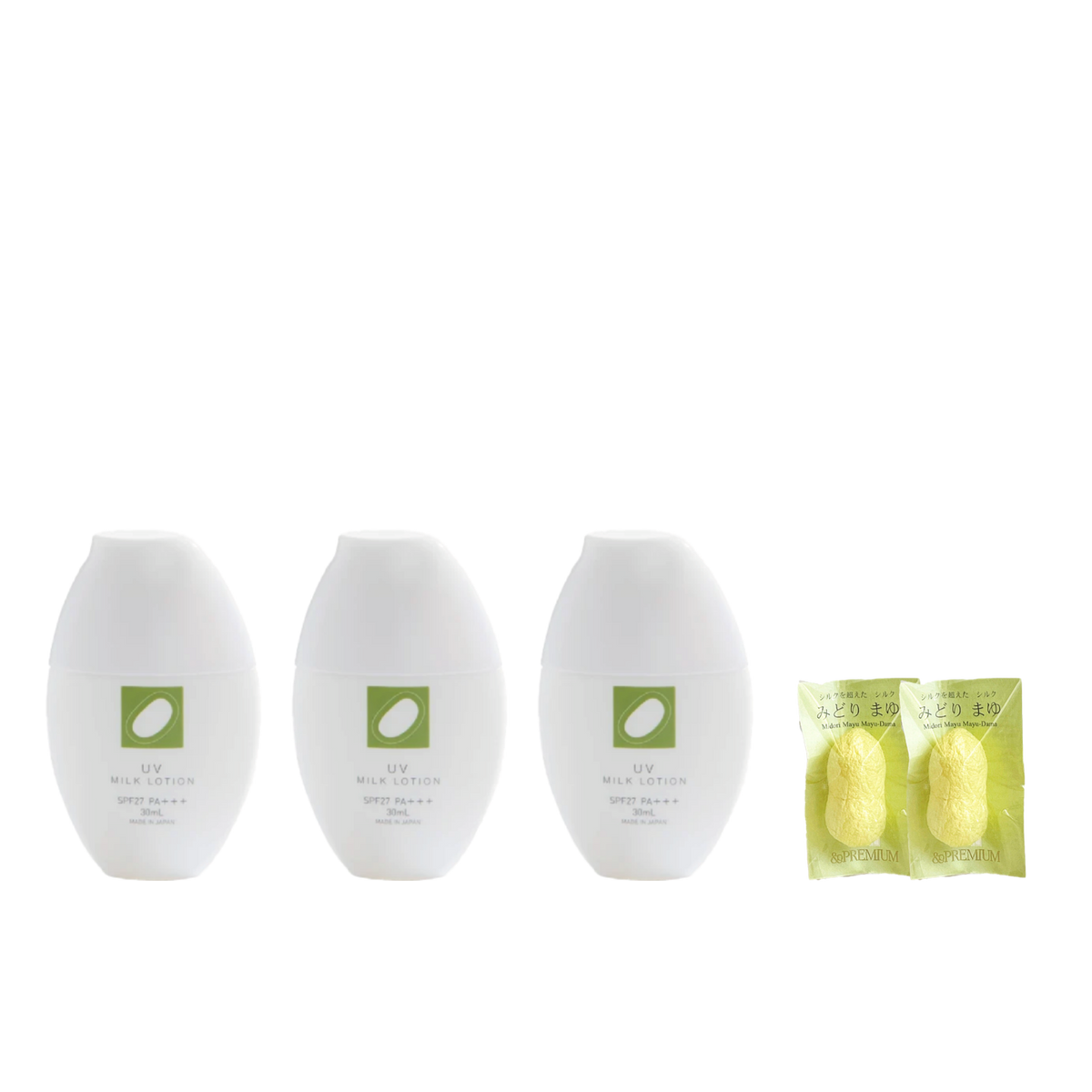 【感謝祭｜網店同步】綠蠶絲全效輕盈修護防曬霜 SPF27 PA+++2+1套裝