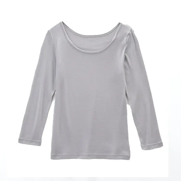 GREEN SILK SOFT LONG SLEEVES INNER
